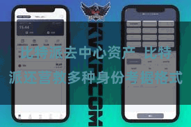 比特派去中心资产 比特派还营救多种身份考据格式