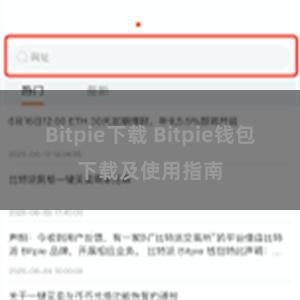 Bitpie下载 Bitpie钱包下载及使用指南