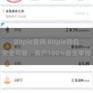 Bitpie官网 Bitpie钱包安全可靠，资产100%自主掌控