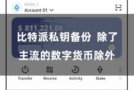 比特派私钥备份  除了主流的数字货币除外