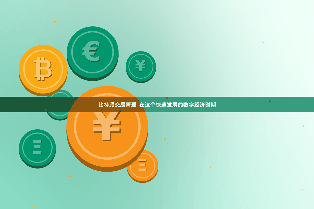 比特派交易管理  在这个快速发展的数字经济时期